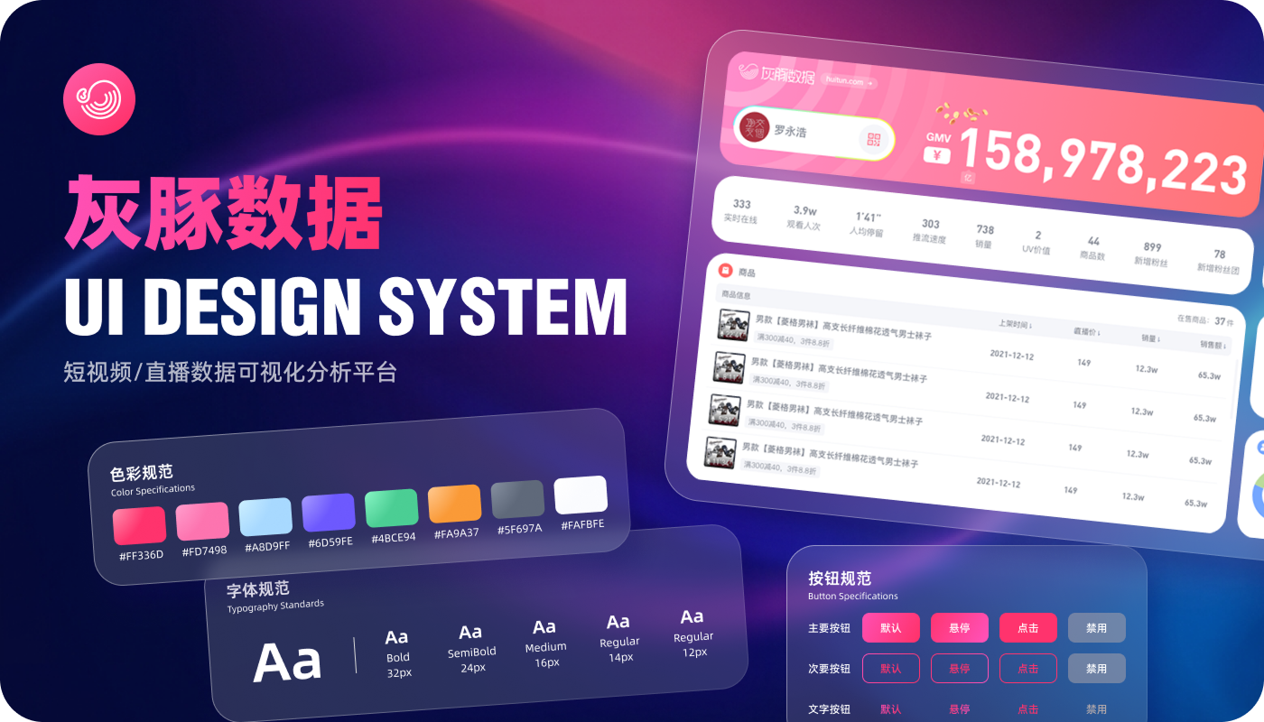 灰豚数据 UI 设计系统