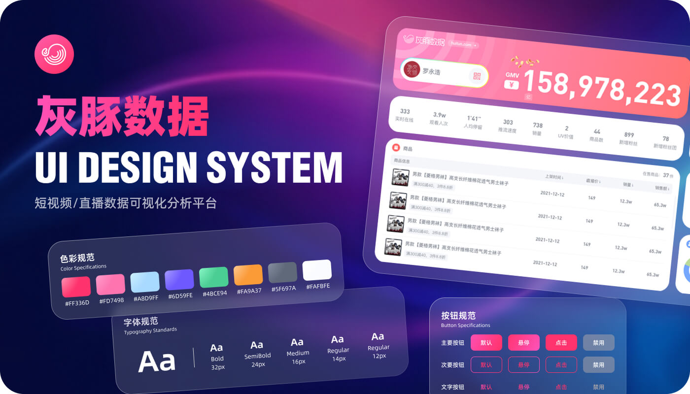 灰豚数据 UI 设计系统